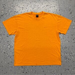 Vintage Y2K Nike Silver Tag Sri Fit Blank Swoosh Shirt Yellow XL